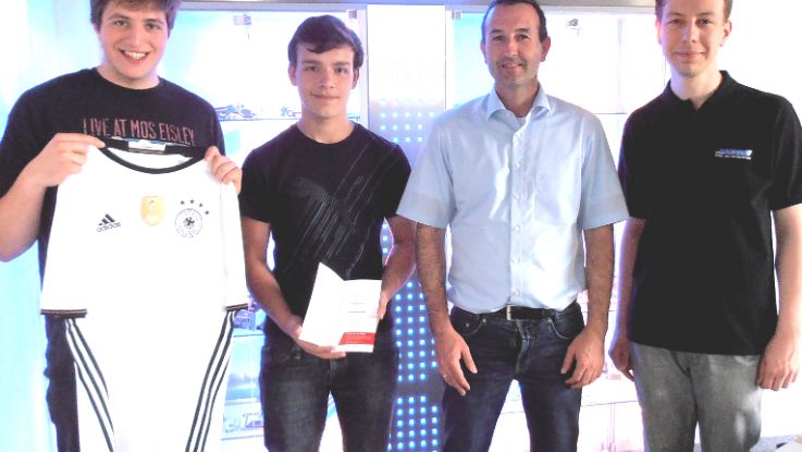 Newsbild - Die Gewinner stehen fest! Ron Gary und Max Huss sind die glücklichen Gewinner des Tippspiels.