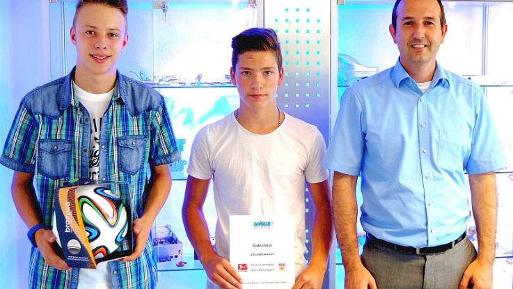 Newsbild - Übergabe der Preise – Gewinnspiel Jobbörse 2015